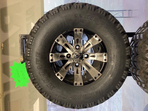 10" RIM AND ALL TERRAIN TIRE