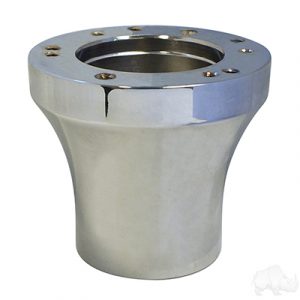 RHOX Steering Wheel Adapter, Chrome, E-Z-Go, Club Car DS Pre-1984
